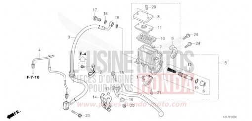 REAR BRAKE MASTER CYLINDER ADV350AR de 2024